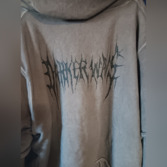 DOLLS KILL Heavy Weight Hoodie Jacket. Zipper Missing. XXL - Picture 2 of 9